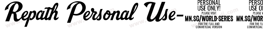 Repath Personal Use字体转换